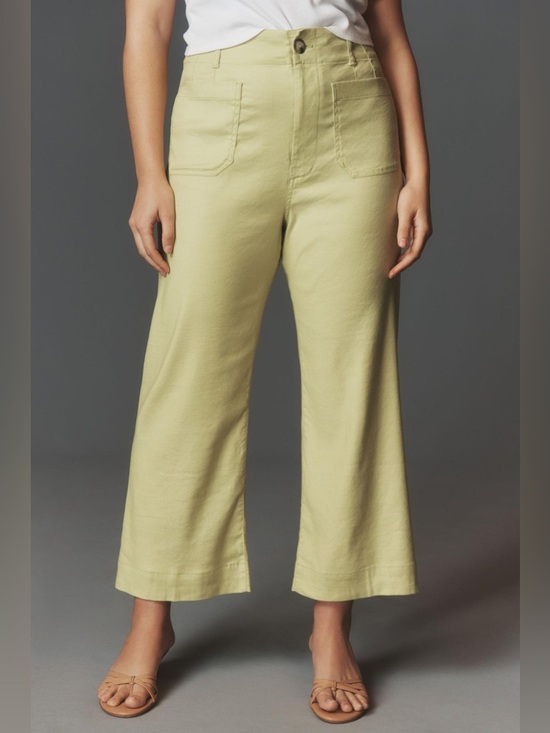 Maeve Pants - Maeve Colette European Linen Stretch Wide Leg Pants